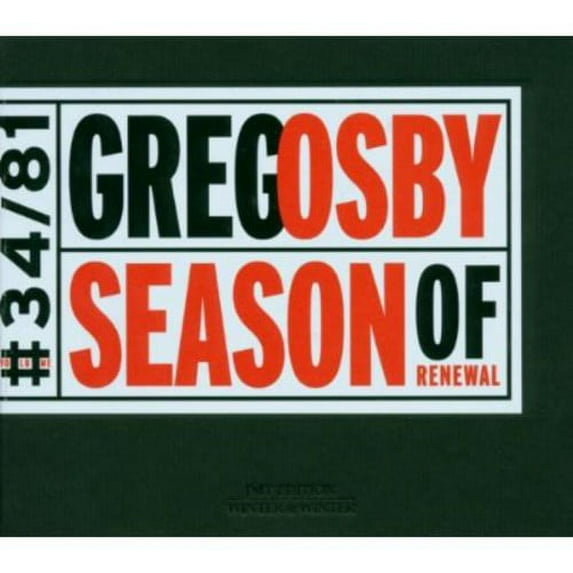 Greg Osby - Season of Renewal - Music & Performance - CD