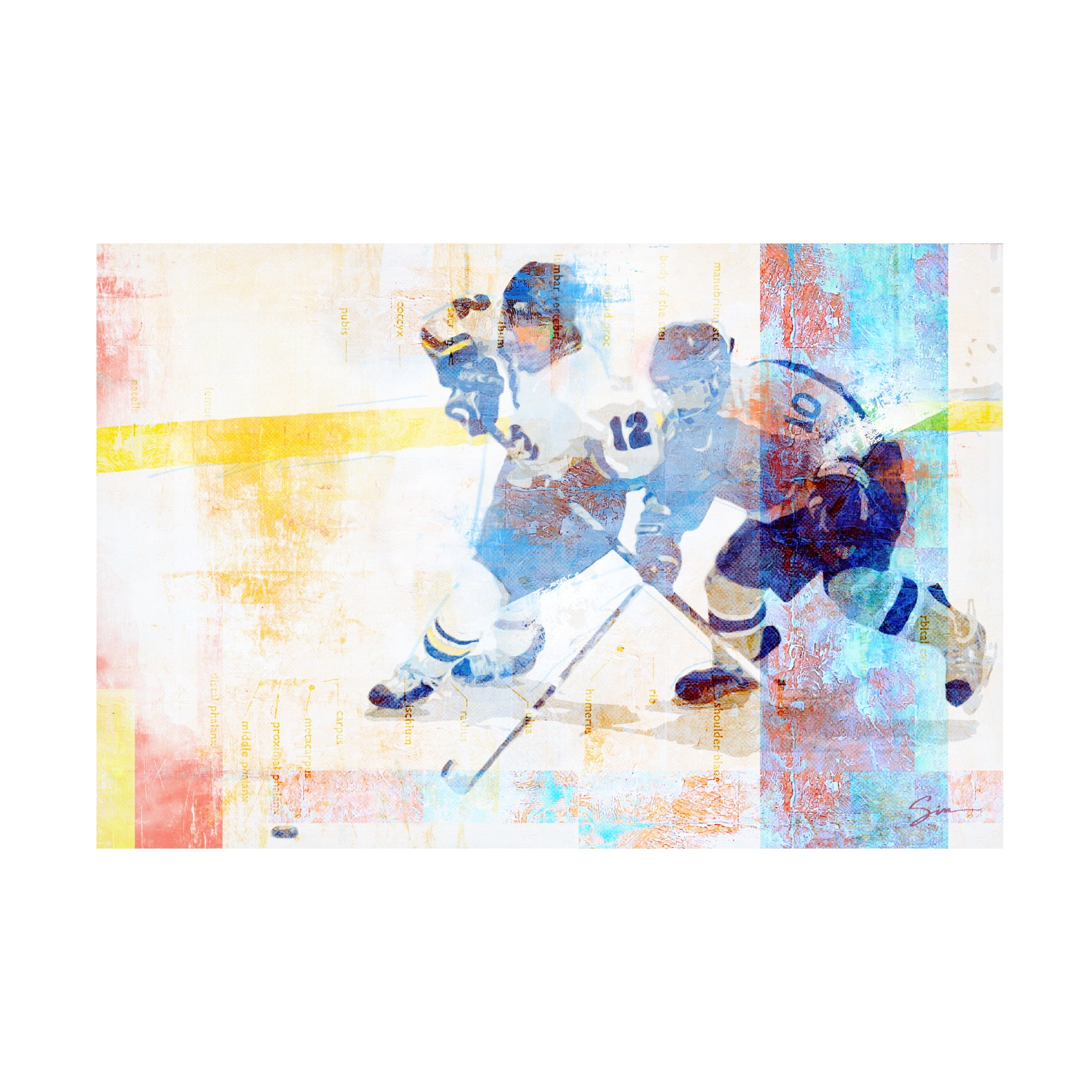 Greg Simanson 'Hockey' Canvas Art