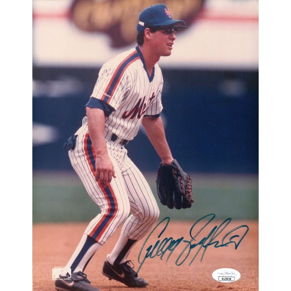 Gregg Jefferies Signed Autographed 8X10 Photo Mets Vintage Fielding JSA AL25418