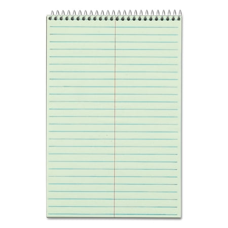 Gregg Steno Pads, Gregg Rule, 80 Green-Tint 6 X 9 Sheets