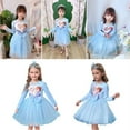 thumbnail image 1 of Greggl Girls Elsa Princess Dress Long Sleeve Toddler Kids Cospaly Tutu Birthday Halloween Christmas Party Clothes, 1 of 7