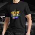 thumbnail image 1 of Greggs logo with colorful lines Active T-Shirt Funny Size Mode American T-Shirt, 1 of 2