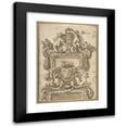 thumbnail image 1 of Gregorio de' Ferrari 19x24 Black Modern Framed Museum Art Print Titled - Design for an Overdoor Decoratio (ca. 1670-90), 1 of 5