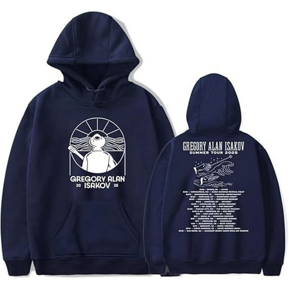 Gregory Alan Isakov 2025 Summer Tour Merch Unisex Fashion Hooded Long Sleeve Sweatshirt