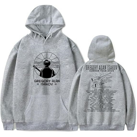 Gregory Alan Isakov 2025 Summer Tour Merch Unisex Fashion Hooded Long Sleeve Sweatshirt