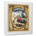thumbnail image 1 of Gregory Gorham 15x18 White Modern Wood Framed Wall Art Titled - Royal Touring, 1 of 5