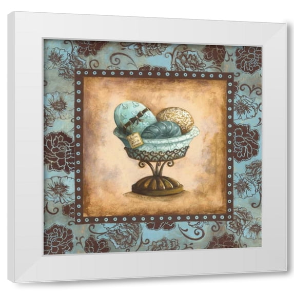 Gregory Gorham 20x20 White Modern Wood Framed Wall Art Titled - Savon
