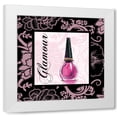 thumbnail image 1 of Gregory Gorham 26x26 White Modern Wood Framed Wall Art Titled - Fashion Pink Glamour, 1 of 5