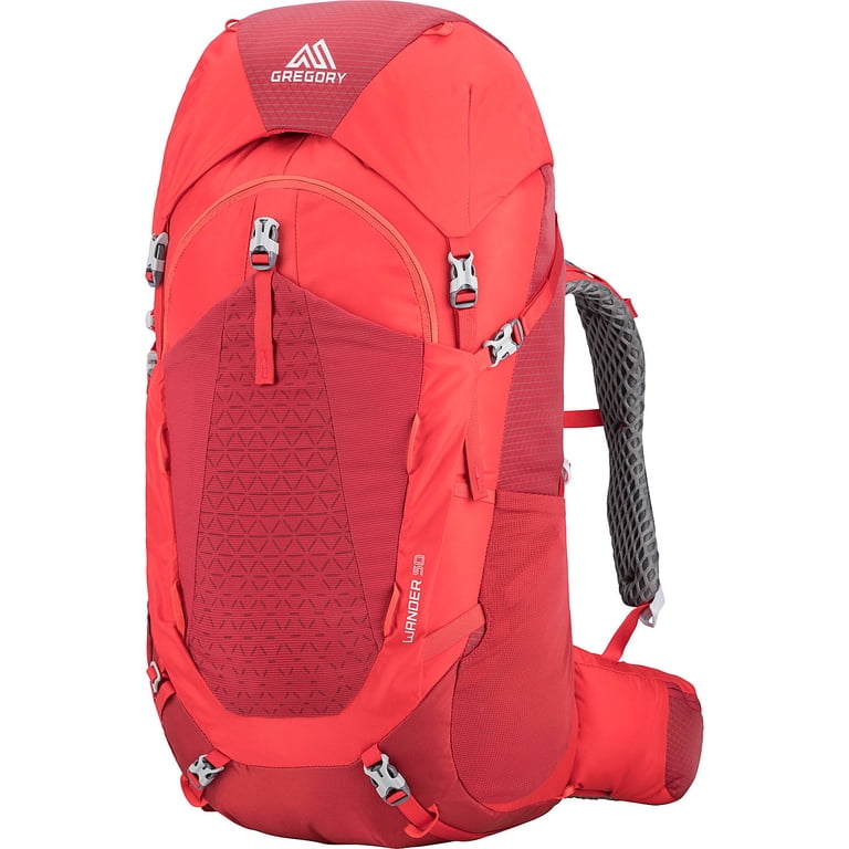 Gregory Mountain Wander 50 Liter Kid's Overnight Hiking Backpack, Fiery Red  - Walmart.com