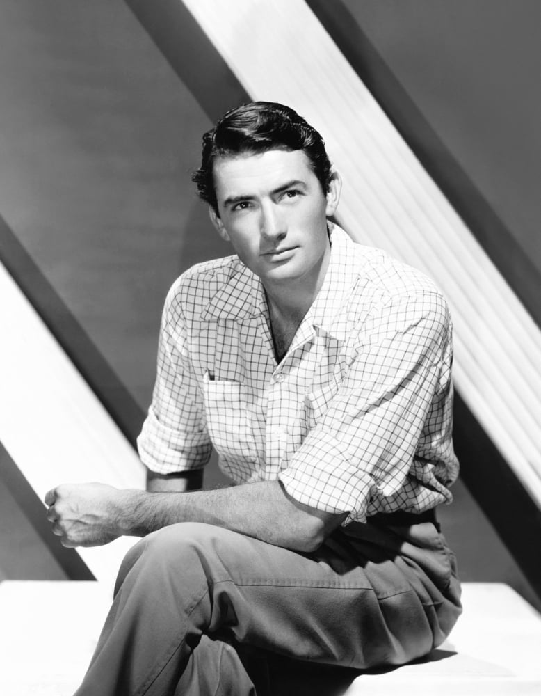 Gregory Peck Canvas Art - (16 x 20)