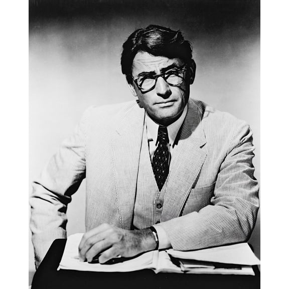 Gregory Peck In To Kill A Mockingbird Print 24x36 Classic Hollywood Poster