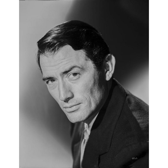 Gregory Peck Side View Posed wearing Formal Outfit Photo Print (8 x 10)