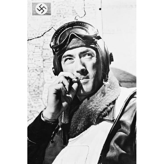 Gregory Peck as Brig. Gen. Frank Savage in Twelve O'clock High 24x36 Poster