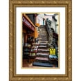 thumbnail image 1 of Greiling, Jurgen 17x24 Gold Ornate Wood Framed with Double Matting Museum Art Print Titled - Markttreppe, 1 of 4