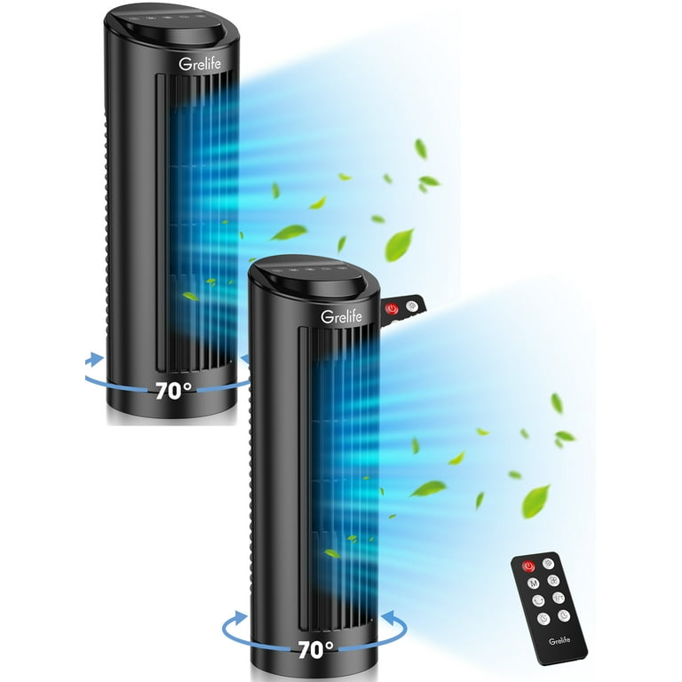 Tower Fan Bladeless with Remote and Touch Control