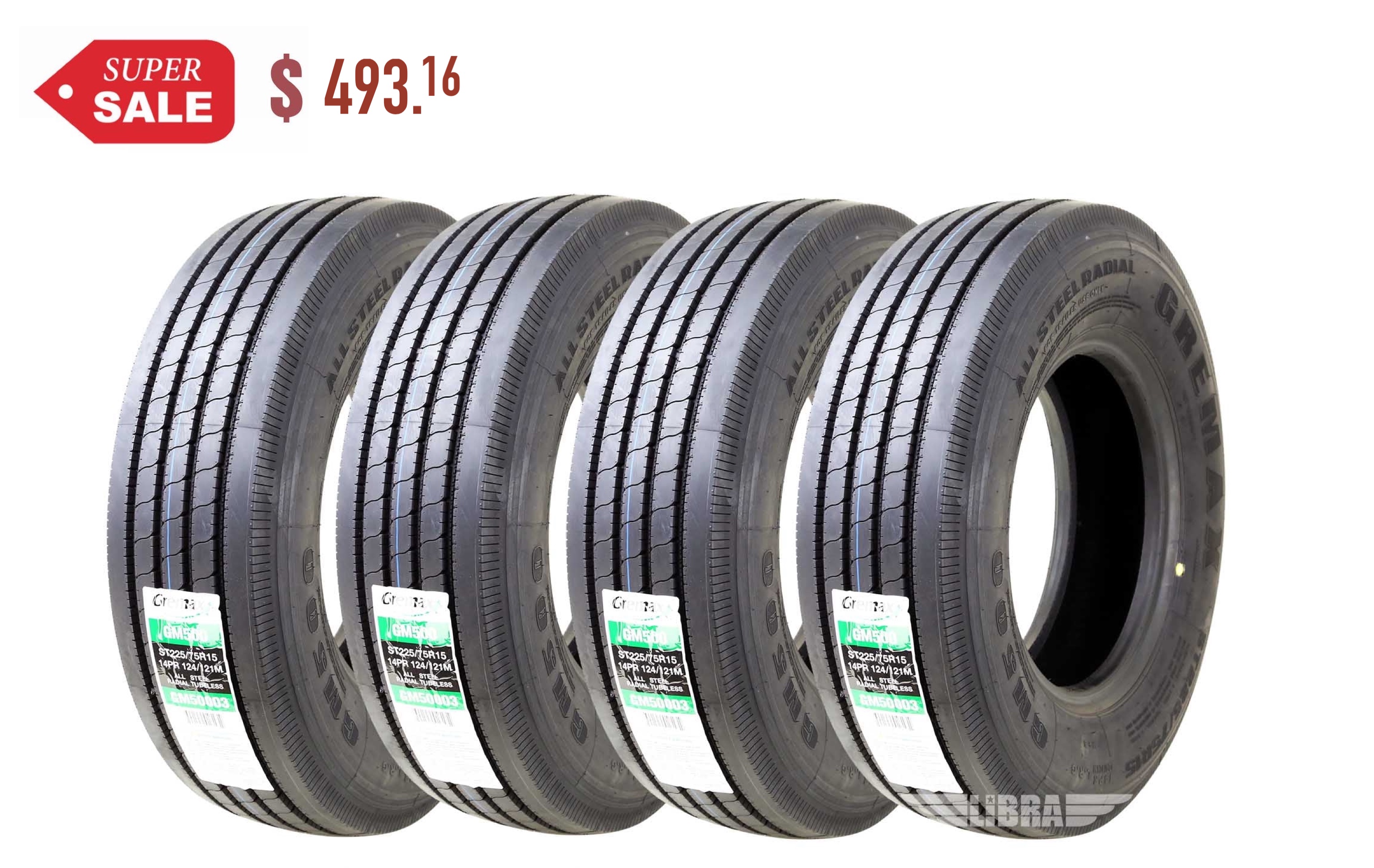 Grizzlar GTN524 Garden Tractor / Snowblower Net / Diamond Style Tire