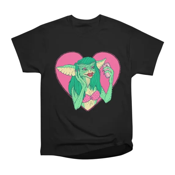 Gremling Greta says Selfie am I pretty T-Shirt Tee Gift For Him Merch ...