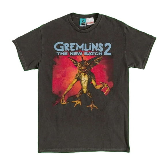 Gremlins 2  Adult Stripe Vintage Washed T-Shirt