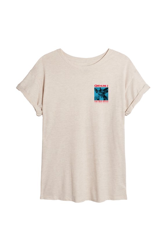 Gremlins 2 The New Batch - Grim & Evil Gremlin - Juniors Ideal Flowy Muscle T-Shirt