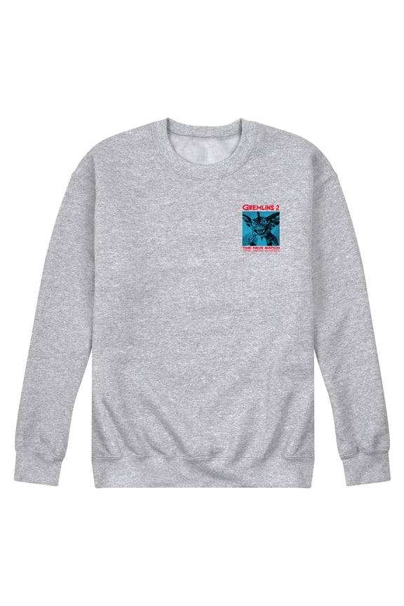 Gremlins 2 The New Batch - Grim & Evil Gremlin - Men's Crew Neck Fleece Pullover
