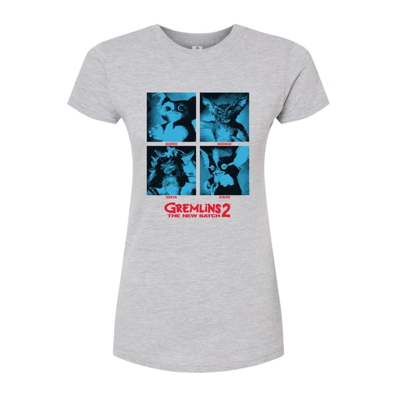 Gremlins 2 The New Batch - Stout, Dapper, Grim, & Artsy - Juniors Fitted Graphic T-Shirt