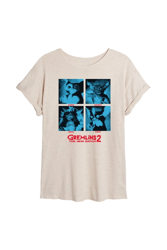 Gremlins 2 The New Batch - Stout, Dapper, Grim, & Artsy - Juniors Ideal Flowy Muscle T-Shirt