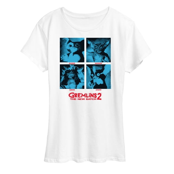 Gremlins 2 The New Batch - Stout, Dapper, Grim, & Artsy - Women's Short Sleeve Graphic T-Shirt