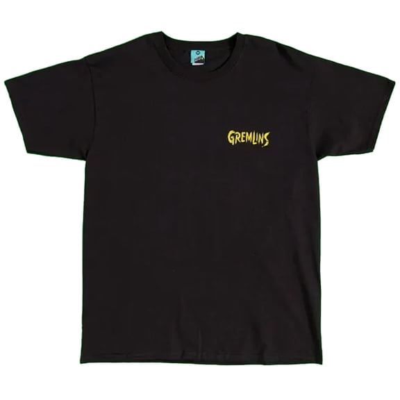 Gremlins  Adult Don�'t Feed After Midnight Stripe Back Print T-Shirt