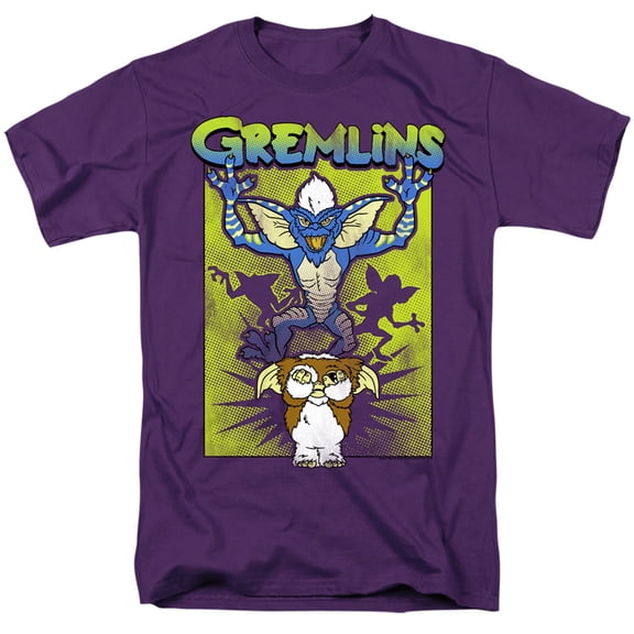 Gremlins T-Shirt Be Afraid Unisex Graphic Tee For Men & Women Purple 