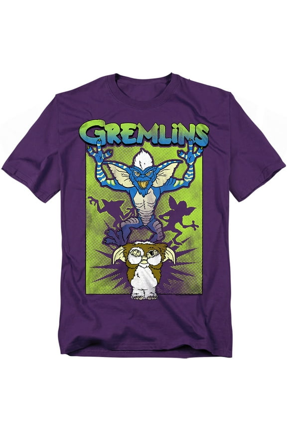 T-Shirt Be Afraid Unisex Graphic Tee For Men & Women Purple 