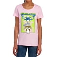 thumbnail image 1 of Gremlins Be Afraid Women's T Shirt, Pink, Large, 1 of 6