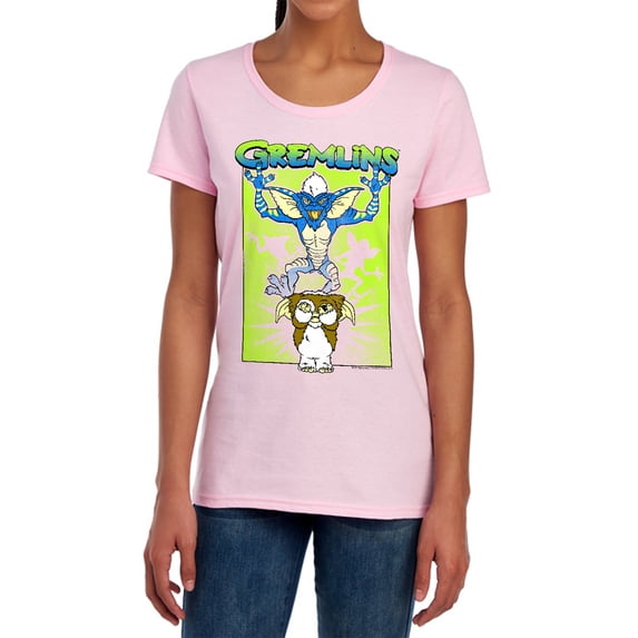 Gremlins Be Afraid Women's T Shirt, Pink, Large