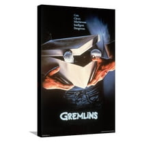 Gremlins - Box One Sheet Canvas Wall Poster, 14.725" x 22.375"