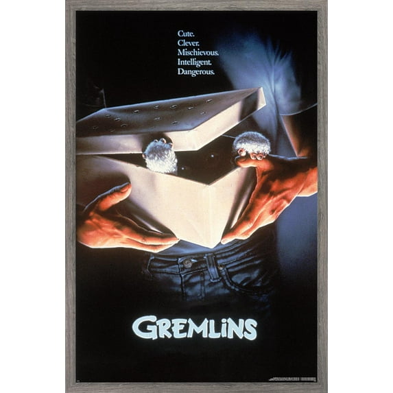 Gremlins - Box One Sheet Wall Poster, 14.725" x 22.375" Framed