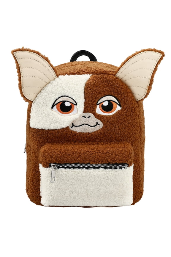 Gremlins Classic Movie Gizmo Character Faux Fur Mini Backpack
