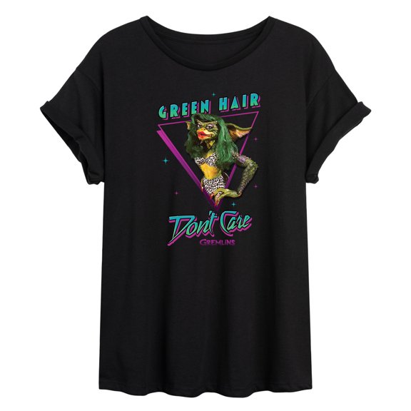 Gremlins - Dapper Gremlin - Green Hair Don't Care - Women's Oversized T-Shirt