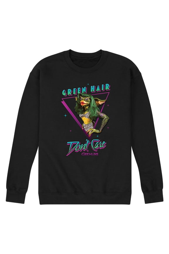 Gremlins - Dapper Gremlin - Green Hair Don't Care - Men's Crew Neck Fleece Pullover