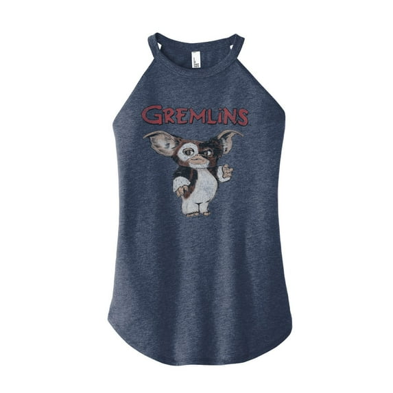 Gremlins - Dapper & Sophisticated - Juniors High Neck Tank Top