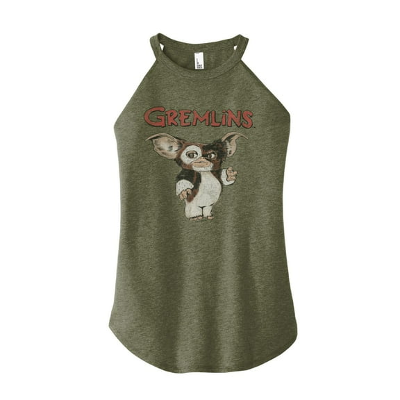 Gremlins - Dapper & Sophisticated - Juniors High Neck Tank Top