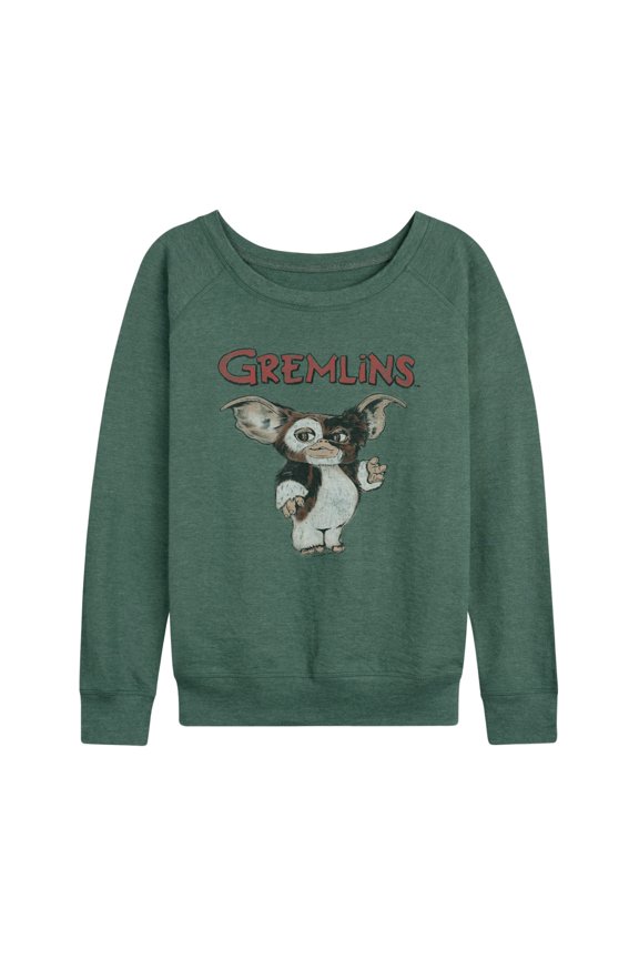 Gremlins - Dapper & Sophisticated - Women's Lightweight French Terry Long Sleeve Shirt