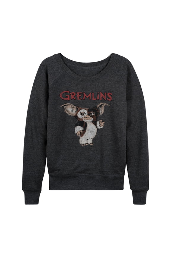 Gremlins - Dapper & Sophisticated - Women's Lightweight French Terry Long Sleeve Shirt