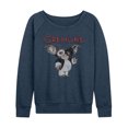 thumbnail image 1 of Gremlins - Dapper & Sophisticated - Women's Lightweight French Terry Long Sleeve Shirt, 1 of 5