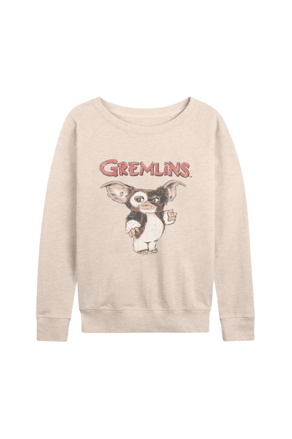 Gremlins - Dapper & Sophisticated - Women's Lightweight French Terry Long Sleeve Shirt