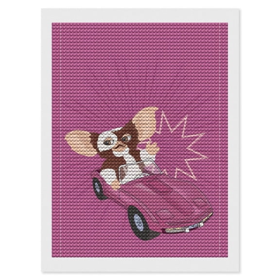 Gremlins Diamond Painting Kits, DIY Handmade Poster Picture Decor Creative Artwork Gift, 12" X 16"