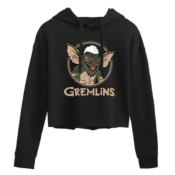 Gremlins - Evil Gremlin Original Grim - Juniors Cropped Pullover Hoodie
