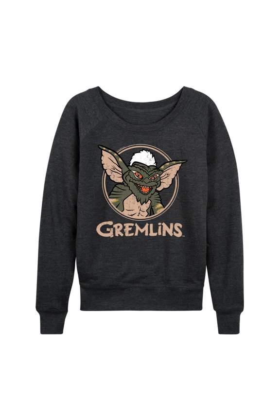 Gremlins - Evil Gremlin Original Grim - Women's Lightweight French Terry Long Sleeve Shirt