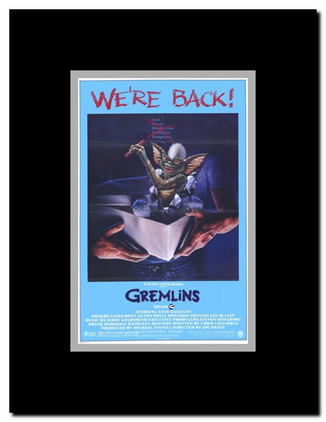 Gremlins Framed Movie Poster