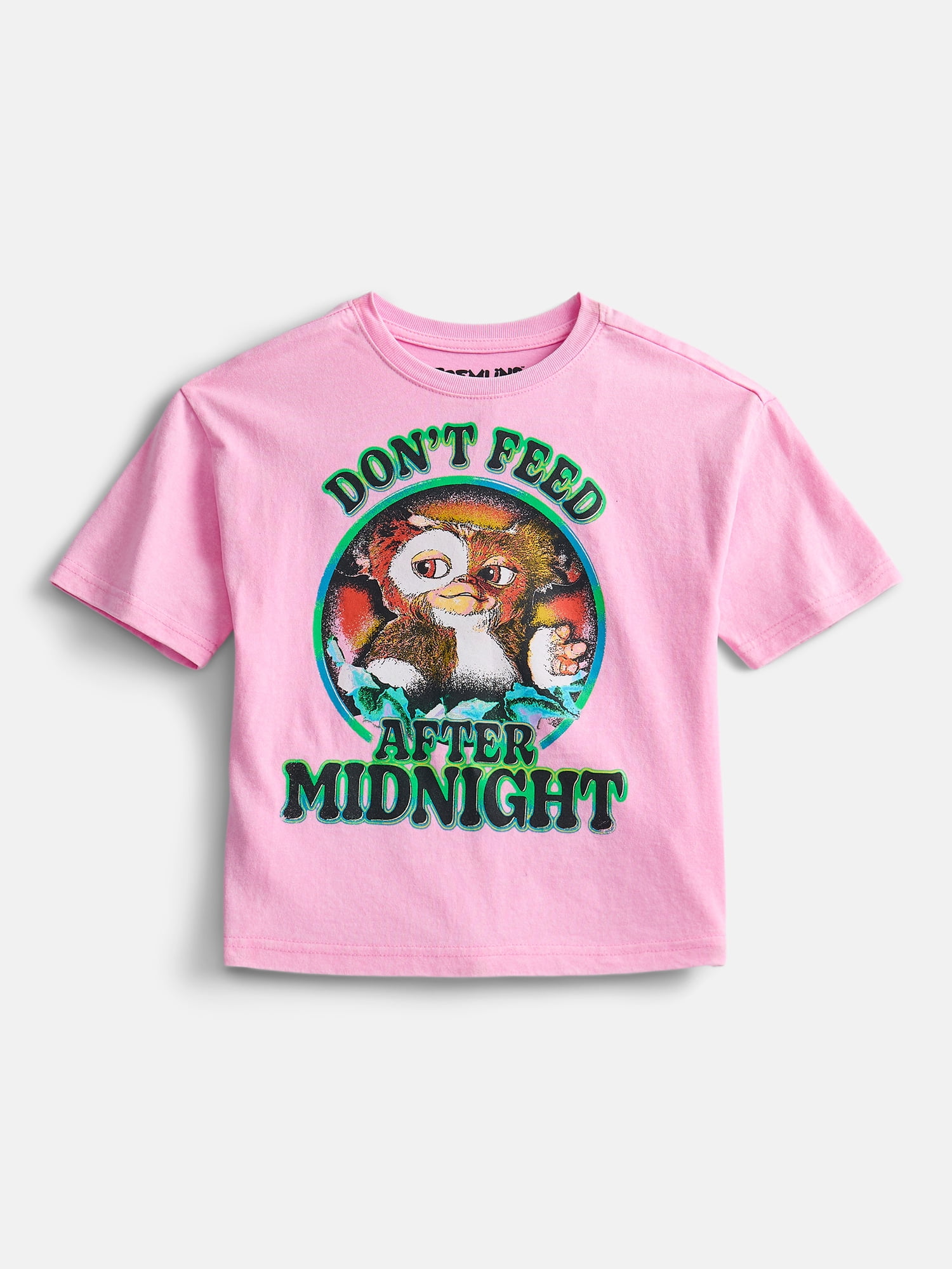 Gremlins Girl’s Boxy Halloween Crewneck Tee with Short Sleeves, Sizes 4-16