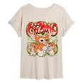 thumbnail image 1 of Gremlins - Gizmo Airbrush Oversized Graphic T-Shirt, 1 of 4