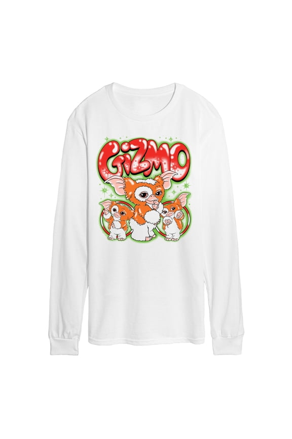 - Gizmo Graffiti - Men's Long Sleeve Graphic T-Shirt